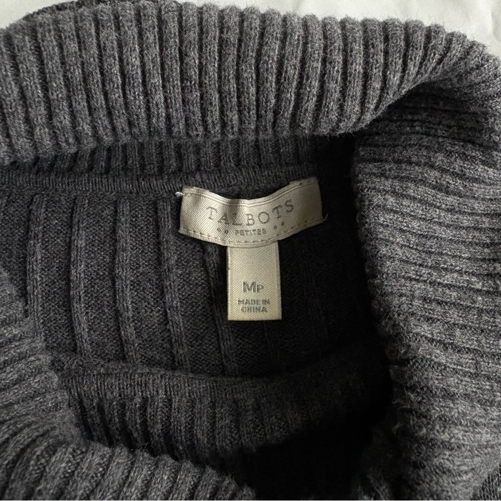Talbots Ribbed Turtleneck Sweater - Picture 3 of 4